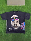 Men's T-Shirt Y2K Cotton Man Harajuku Street Hip-Hop Big Eyes Mouth Pattern Printing Super Classic 211-1-Outfit