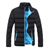 Solid Color Men's Cotton-Padded Jacket Thick Padded Jacket Winter New Cotton-Padded Jacket Short Padded Jacket
