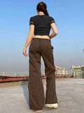 Straight Leg Pocket Cargo Pants- Outfit