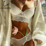 New Women's underwear Set Sexy Push-up Bra And Panty Sets Hollow Brassiere Gather Sexy Bra Embroidery Lace Lingerie