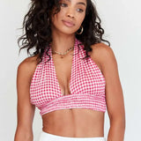 camis street romantic Lace up sleeveless croptop leisure Vacation slim tank top 2020 club wear Nibber hollow out