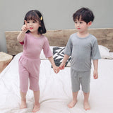 Summer Baby Girls Clothes Pajamas Sets Boy Pyjamas Kids Homewear Modal Nightwear Children's Indoor Clothing Pijamas