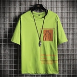T-Shirt Men's Spring and Summer 2022 New Casual Trend Pure Cotton Tide Brand Ice Silk Men's Bottoming
