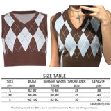 girl Sweater Vest women jumper V Neck pullover Knitted Vests Women y2k Preppy Style Crop Top Autumn 2020 solid
