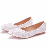 Casual Women's Singles Flowers New Spring Women's Shoes Light-Mouthed Foot Fashion Comfortable Flat
