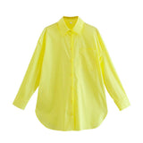 Street Fashion 14 Color Urban Women With Pocket Shirt Casual Autumn