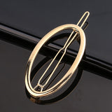 Metal Love Heart Hair Clip Elegant Star Round Barrette for Women Girls Sweet Hairpins Barrettes Hair