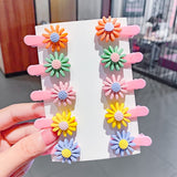 New Girls Cute Cartoon Ice Cream Unicorn Hair Clips Kids Lovely Hairpins Headband Barrettes Fashion Hair
