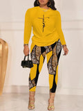 Fashionable Women's Wear Autumn New Independent Station Fashion Leisure Printing
