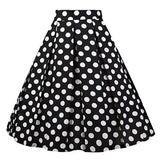 Green Pleated Short Skirts High Waist Cotton Hepburn Style Casual Summer Beach Boho Skater Retro Vintage Party