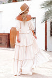 White Temperament Commute High Waist Fairy