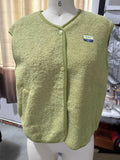 Sleeveless Plush Short Vest Jacket 2024 New Fashion Women's Loose Single-Breasted Vest Coat-Outfit