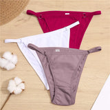 Women's Cotton Briefs Sexy Low Waist Underwear Female Underpant Soft Woman Panty Plus Size Lingerie