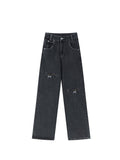 Jeans Streetwear Y2K Vintage Harajuku High Waist Pants 2022 Summer Female Fashion Gothic Hip Hop Denim Wide Leg
