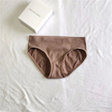 Cotton Women Panties Solid Seamless Underwear Underpants Comfort Soft Intimate Lingerie Briefs Ladies Sexy