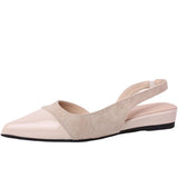 Commuting Shallow Soft Soles Not Tired Head Sandals Spring And Summer New French Fairy Style Sharp Single