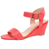 Zingj Women 2024 New Women's Summer Shoes Women's Slope High Heels