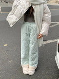 Puffer Thick Fleece Warm Pants- Outfit