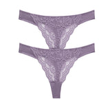 Lace Women's Panties G String Thong Low-Waist Female Underpant Hollow Out Breathable Seamless Underwear Women