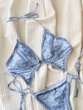 Zingj Swimwear 2024 Cowboy Print Swimwear Bikini