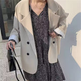 Suit Jacket Women 2025 Spring And Autumn New Fashion Korean Version Of Loose College Style Suit Women's Top