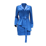 Spot Women's Wear 2025 New Solid Color Professional Suit Skirt Two-Piece