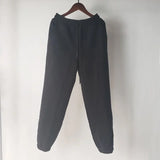womens fleece pants high waist joggers pants leisure trousers korean style sweatpants causal