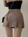 Lined Split Tennis Mini Skirt- Outfit