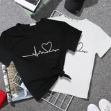 New Harajuku Love Printed Women T-shirts Casual Tee Tops Summer Short Sleeve Female T shirt for Women