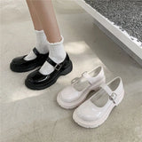 Jane Women's Shoes Mary Shoes Women's New Fashion Thick Heel Dresses In Spring And Autumn