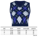 girl Sweater Vest women jumper V Neck pullover Knitted Vests Women y2k Preppy Style Crop Top Autumn 2020 solid