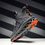 Top Men's Running Shoes High-quality Unique Blade Sole Breathable Mesh Outdoor Profession Cushioning Jogging Sport