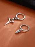 Astral Star Pendant Hoop Earrings- Outfit