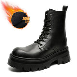 Zingj Platform Derby Martin Boots