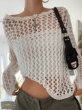 sleeve crochet top with lace