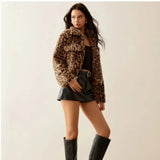 Faux Fur Leopard Jacket- Outfit