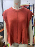 Zingj Women's Summer Cover Sleeve Top Casual Round Collar Loose Knit Sweater Jacket Woman-Outfit