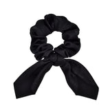 Color Women Hair Scrunchie Bows Ponytail Holder Hairband Bow Knot Scrunchy Girls Hair Ties Hair