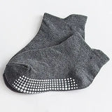 Pairs/lot 0 to 6 Yrs Cotton Sock With Rubber Grips Four Season Children's Anti-slip Boat Socks For Boys Girl Low Cut Floor