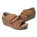 New Women Sandals Lostisy Large Size Women Cross Belt Breathable Pure Color Sandals Ankle-Wrap Sandalia Feminina
