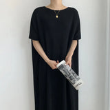 Zingj Loose Lazy Wind Dress Female 2024 Summer Dress New Fashion Light Mature Large Size Ins Web Celebrity Skirt