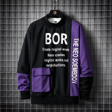 Round Neck Long-Sleeved Pullover Men's 2021 New Winter Coat Loose Pullover Sweatshirt Street