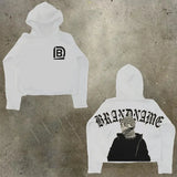 Men's Hoodie Y2K Original Hip-Hop Cartoon Graphic Print Pullover Fashion Leisure Loose Sports Shirt