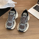 Shoes Women's 2025 New Spring Thick Soles Increase High And Soft Leisure Running Light And Low-Help