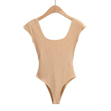 Zingj New Summer Generous Neckline Slim Vest For Women To Show Thin, Tight And Hidden Button