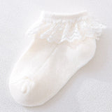 0 to 6 Yrs Toddler Baby Child Girls Ruffle Lace Ankle Cotton Dress Socks Princess Summer Cotton Eyelet Flower