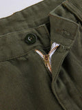 Pocket Patched Straight Cargo Jeans- Outfit