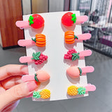 New Girls Cute Cartoon Ice Cream Unicorn Hair Clips Kids Lovely Hairpins Headband Barrettes Fashion Hair