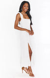 Elegant Fashion Women's Wear Rope Belt Temperament Dress High