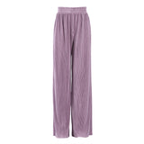 Boho Solid Color Tops or Pants Suit Casual Autumn Clothes Woman Long Sleeves Top Bottoms Full Length Pants Beach Wear